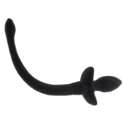 TABOOM Plug Vibrant Queue de Chien Wiggle Tail 9 x 4cm Noir